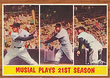 1962 Topps      317     Musial Plays 21st Season (Stan Musial)